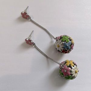 Drop Floral Earrings